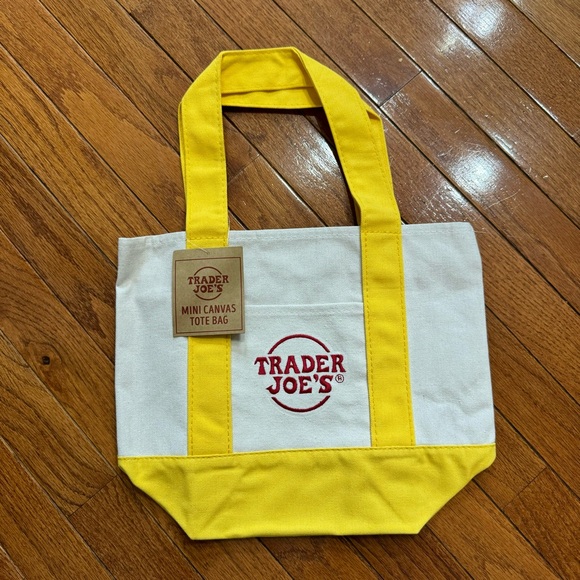 Trader Joe’s Mini Canvas Tote Bag New Limited Edition - Picture 1 of 1